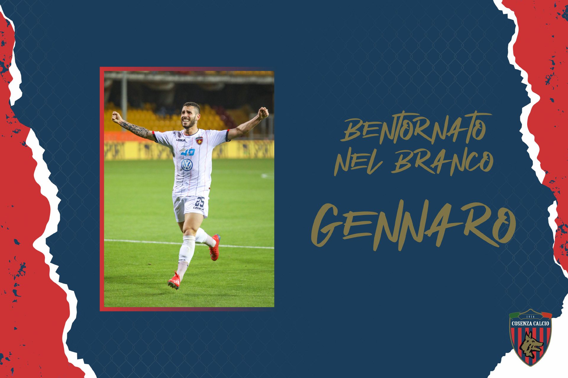 Cosenza, è ufficiale il ritorno di Tutino in rossoblù