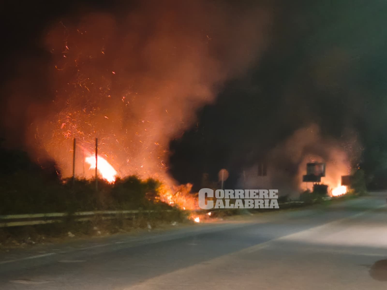 Incendi nel Vibonese, la conta dei danni: bruciati ettari di macchia mediterranea e coltivazioni