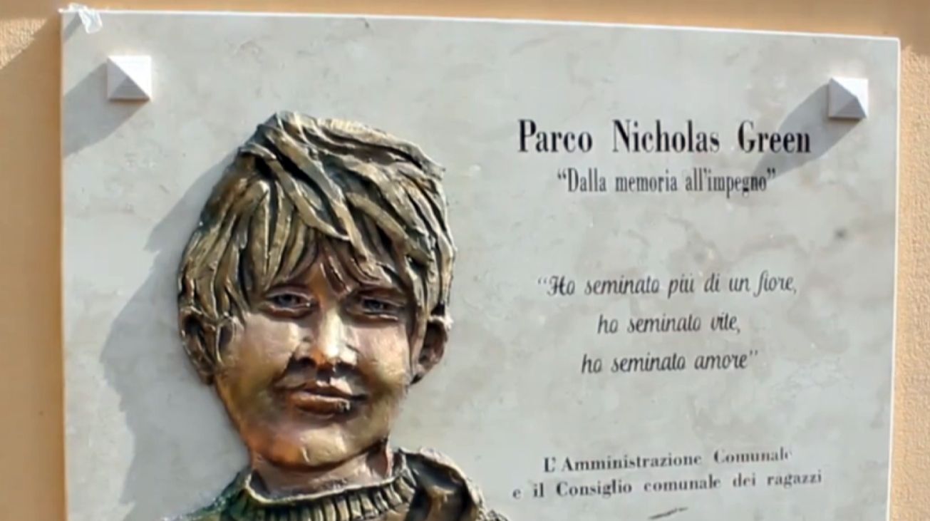 A Mileto il parco intitolato a Nicholas Green. Falvo: «Colmata grave lacuna»