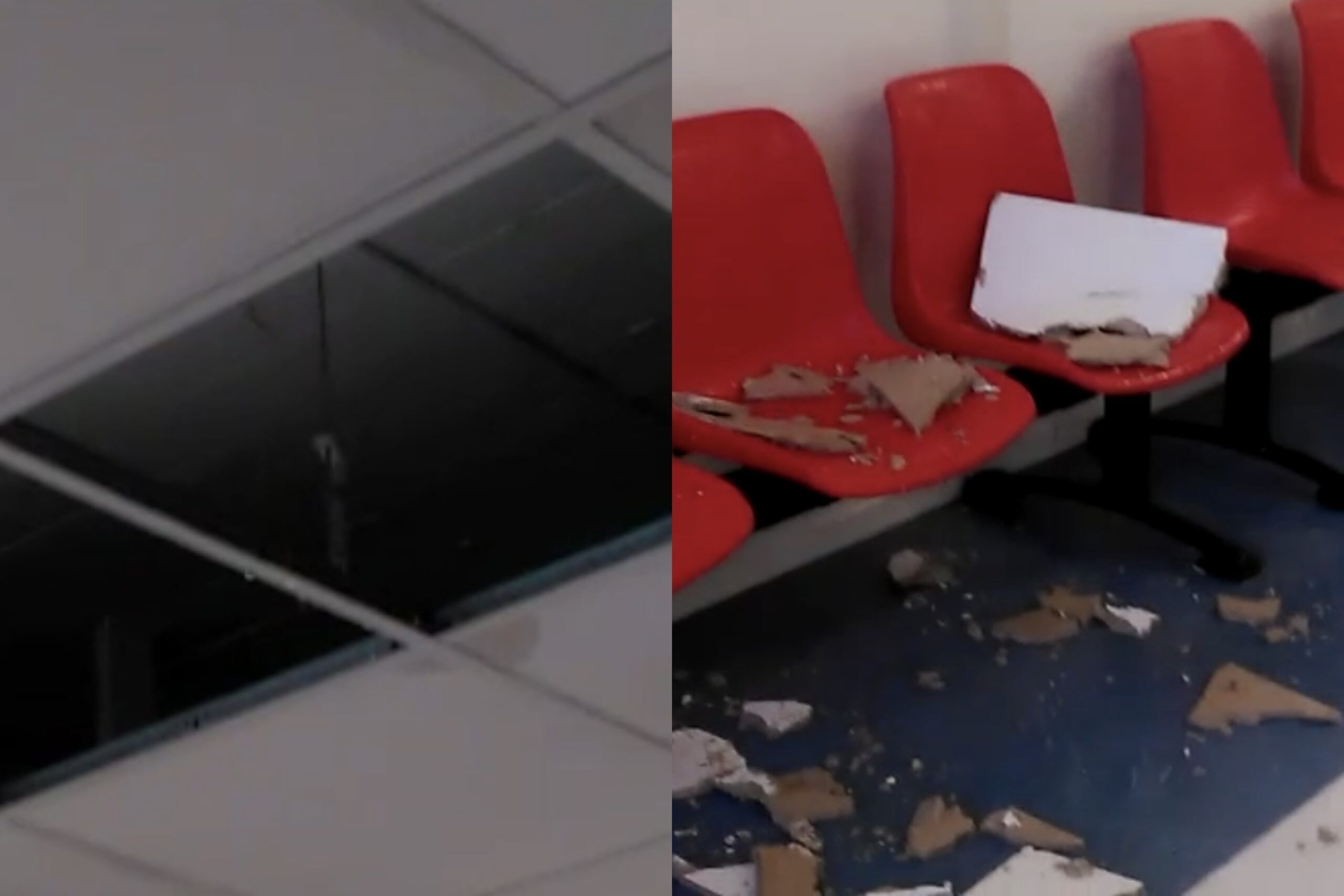 Locri, cede il controsoffitto del Pronto soccorso – VIDEO