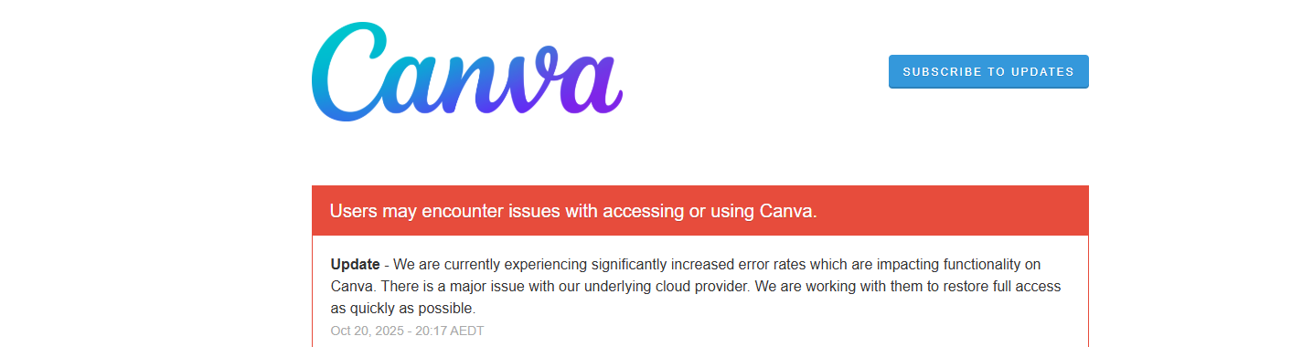 Internet down: problemi in tutto il mondo per Canva, Roblox e Perplexity
