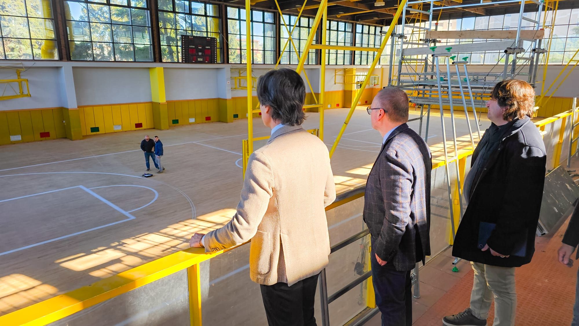 Rinasce la casa del Basket reggino: proseguono i lavori al centro sportivo Pianeta Viola