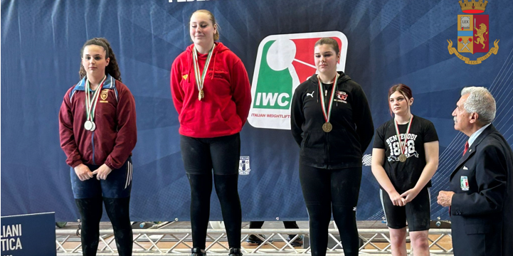 Nazionali Under 17, medaglia d’argento ad Alessandra Castagna