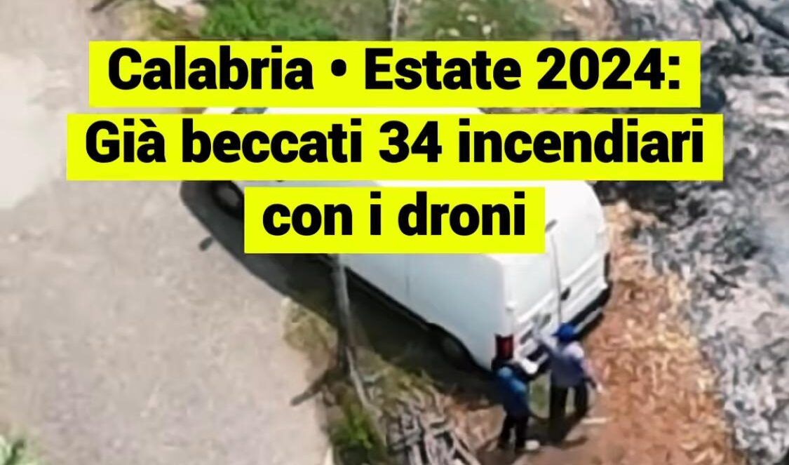 Incendi, prosegue la campagna con i droni del presidente Occhiuto – VIDEO