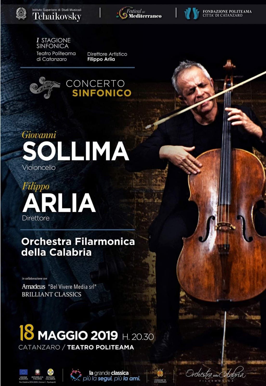 Attesa al Politeama per Giovanni Sollima