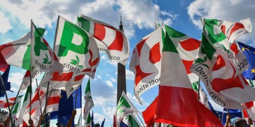 bandiere pd partito democratico