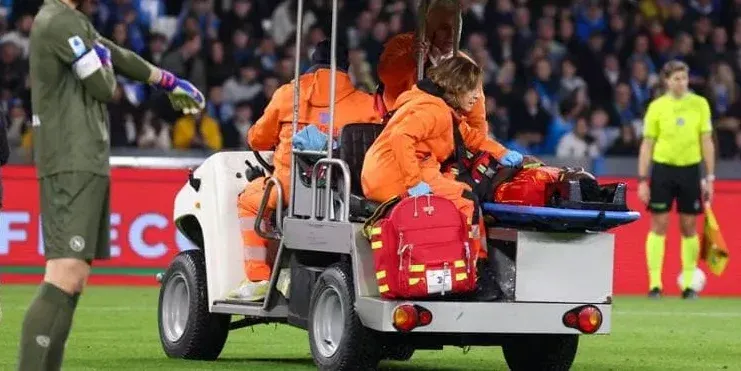 Napoli-Lecce, paura per Lameck Banda