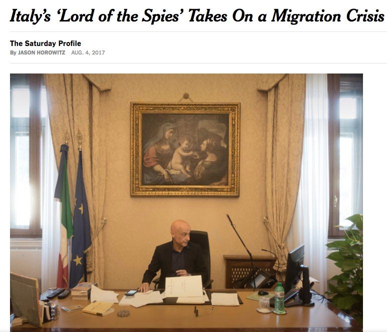 Minniti al Ny Times: «Conosco la Libia meglio della Calabria»