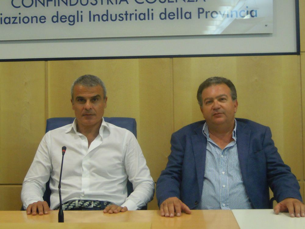 Squinzi al battesimo del nuovo direttivo di Confindustria Cosenza