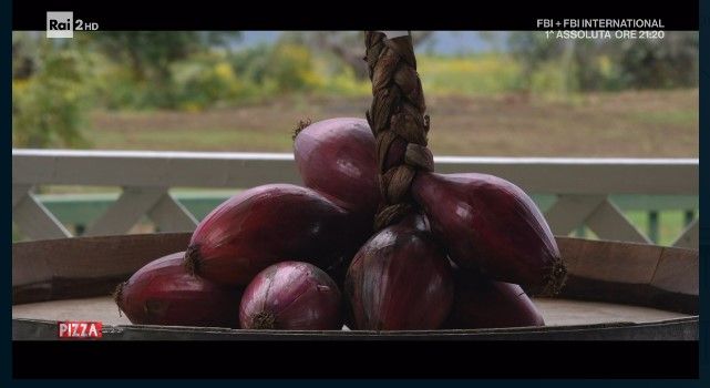 La cipolla rossa di Tropea in una  puntata speciale di Pizza Doc