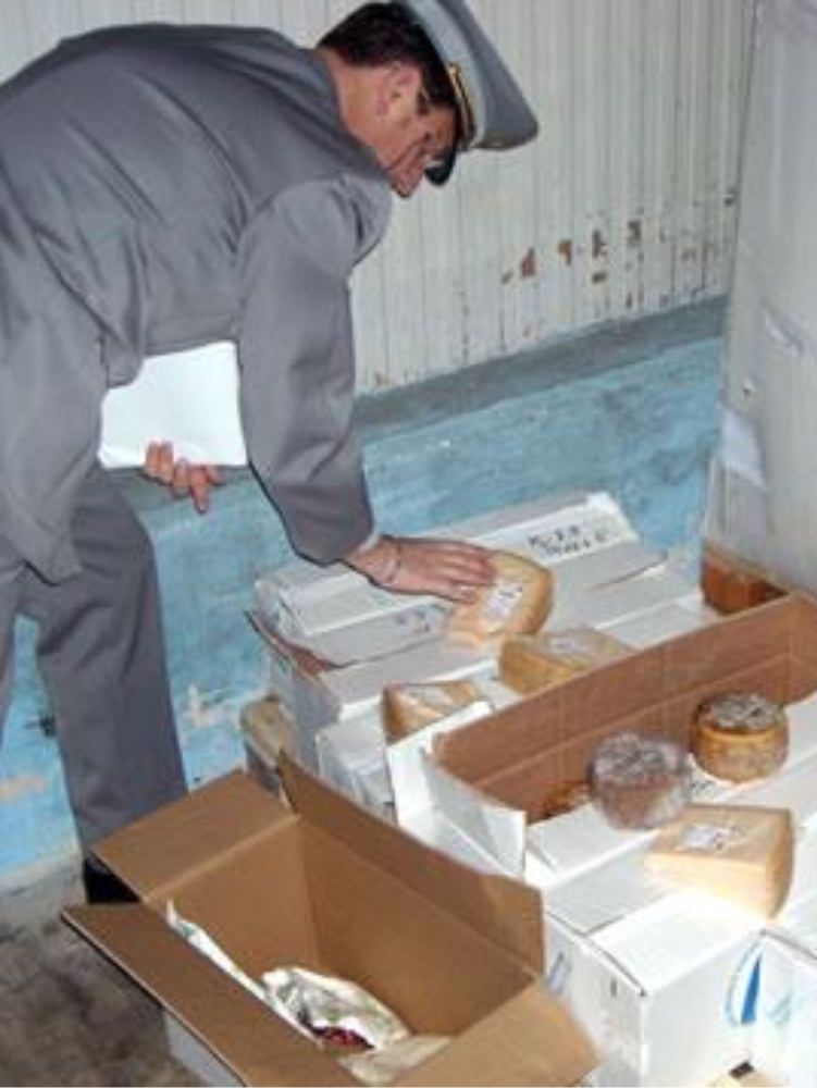 Oltre 100 chili di formaggio sequestrati nel Cosentino