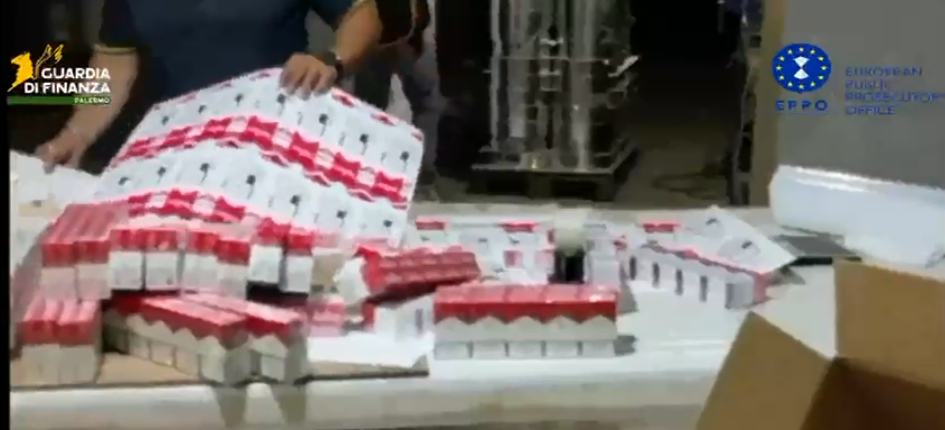 Sequestrata una delle maggiori centrali di produzione clandestina di sigarette in Europa