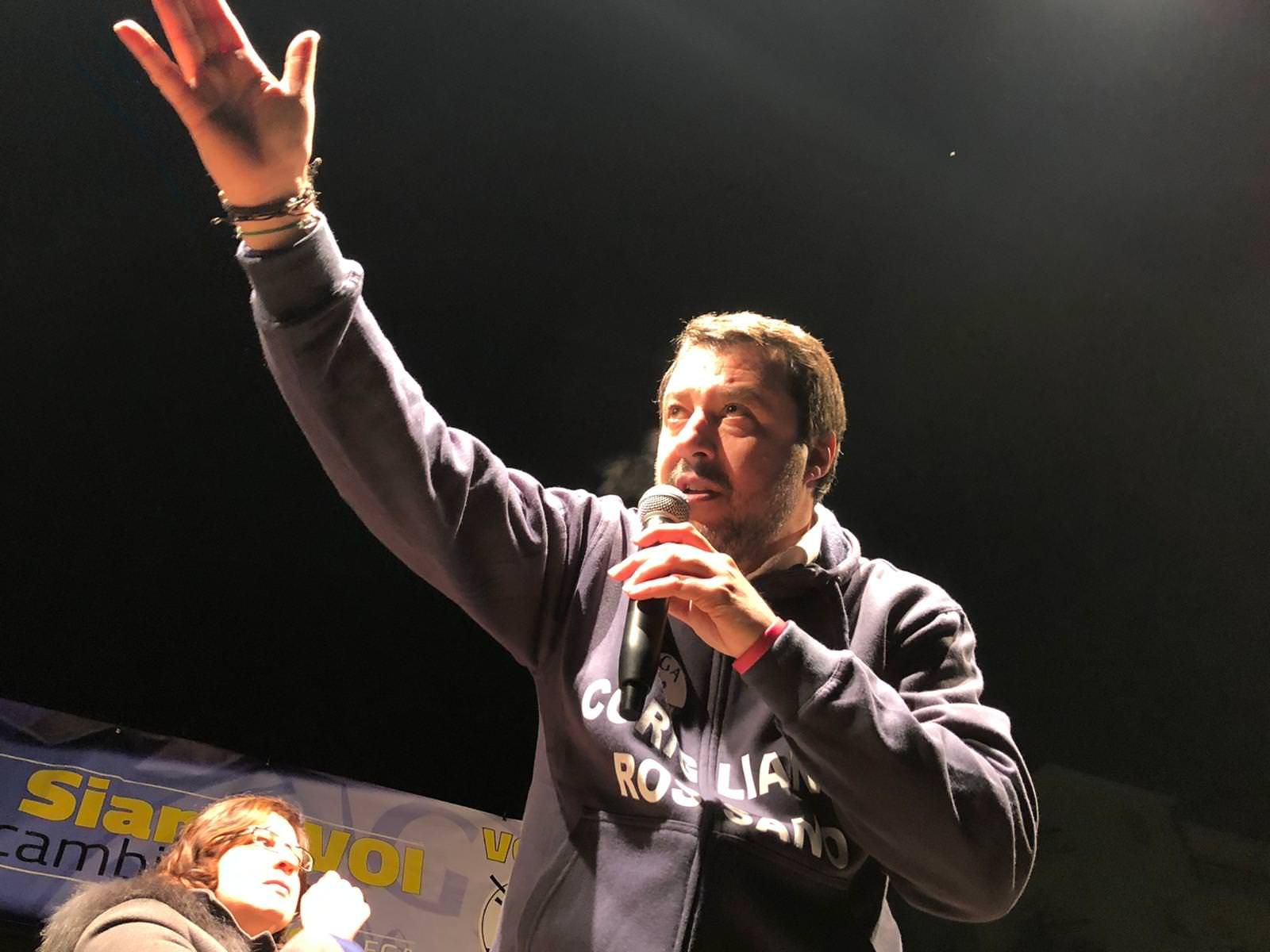 Salvini a Corigliano: «Questa regione merita di più»