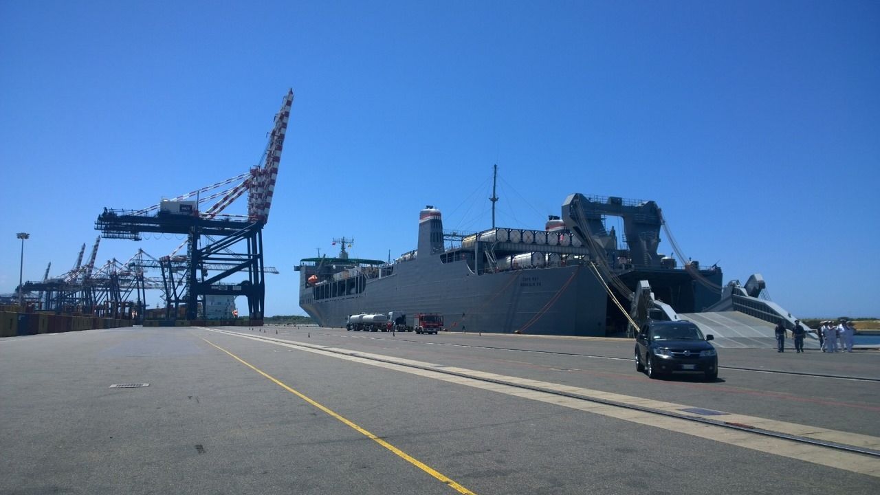 ARMI SIRIANE | Completato il trasbordo