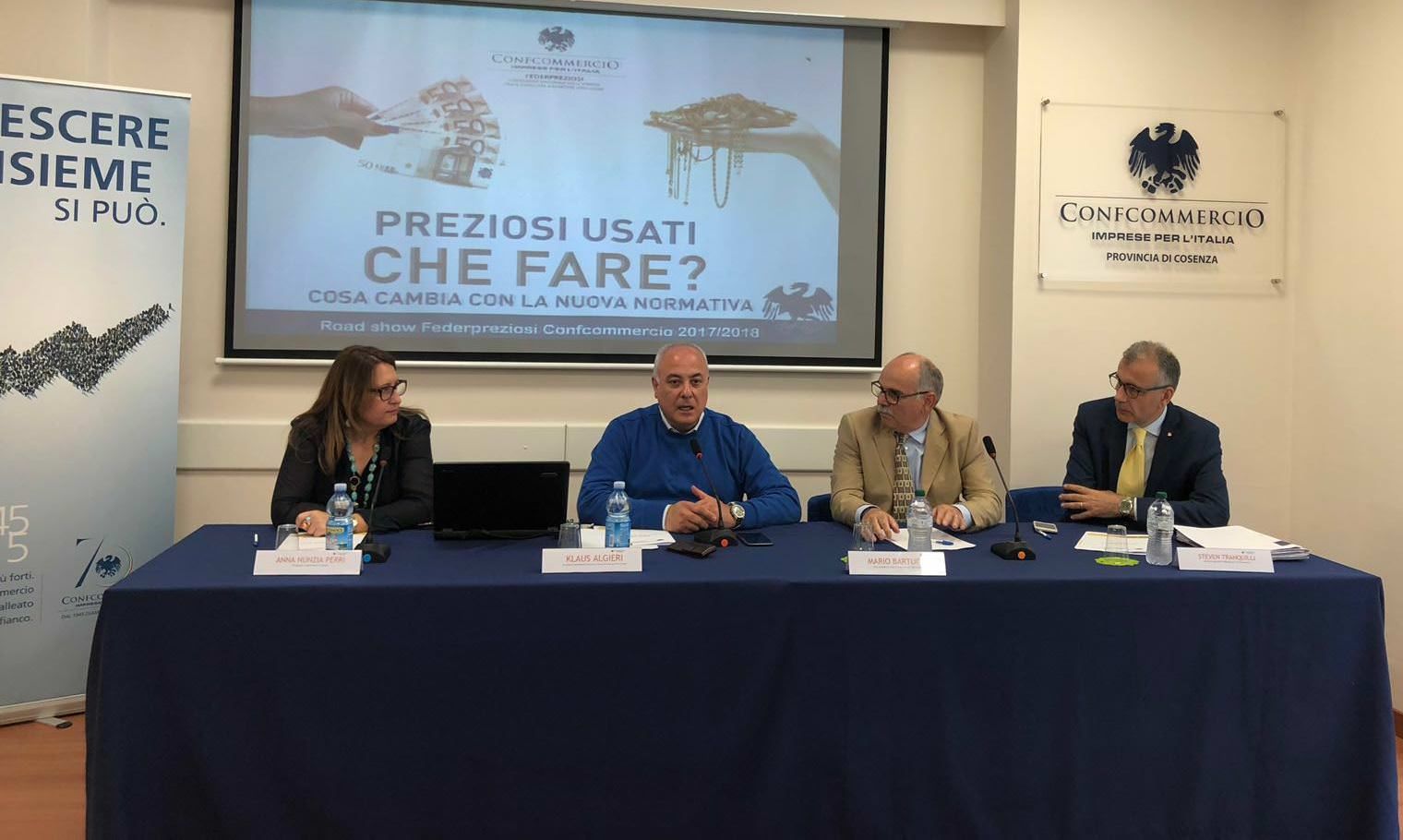Roadshow di Federpreziosi alla Confcommercio di Cosenza