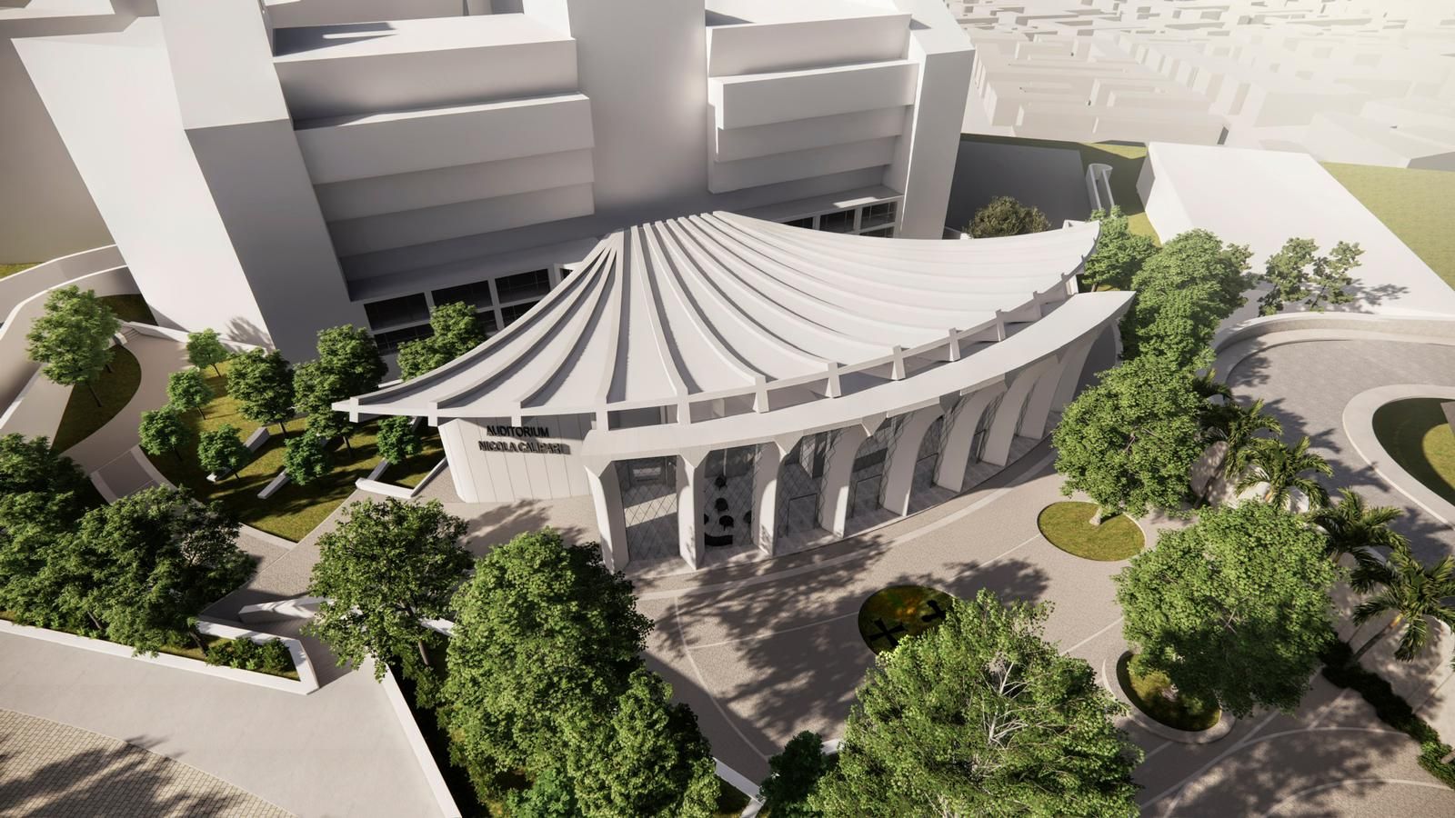 Regione, consegnata la progettazione definitiva per la ricostruzione dell’Auditorium “Calipari”