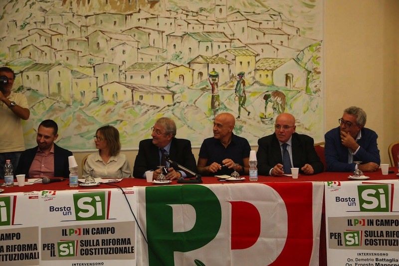 Referendum, il Pd avvia la campagna per il Sì