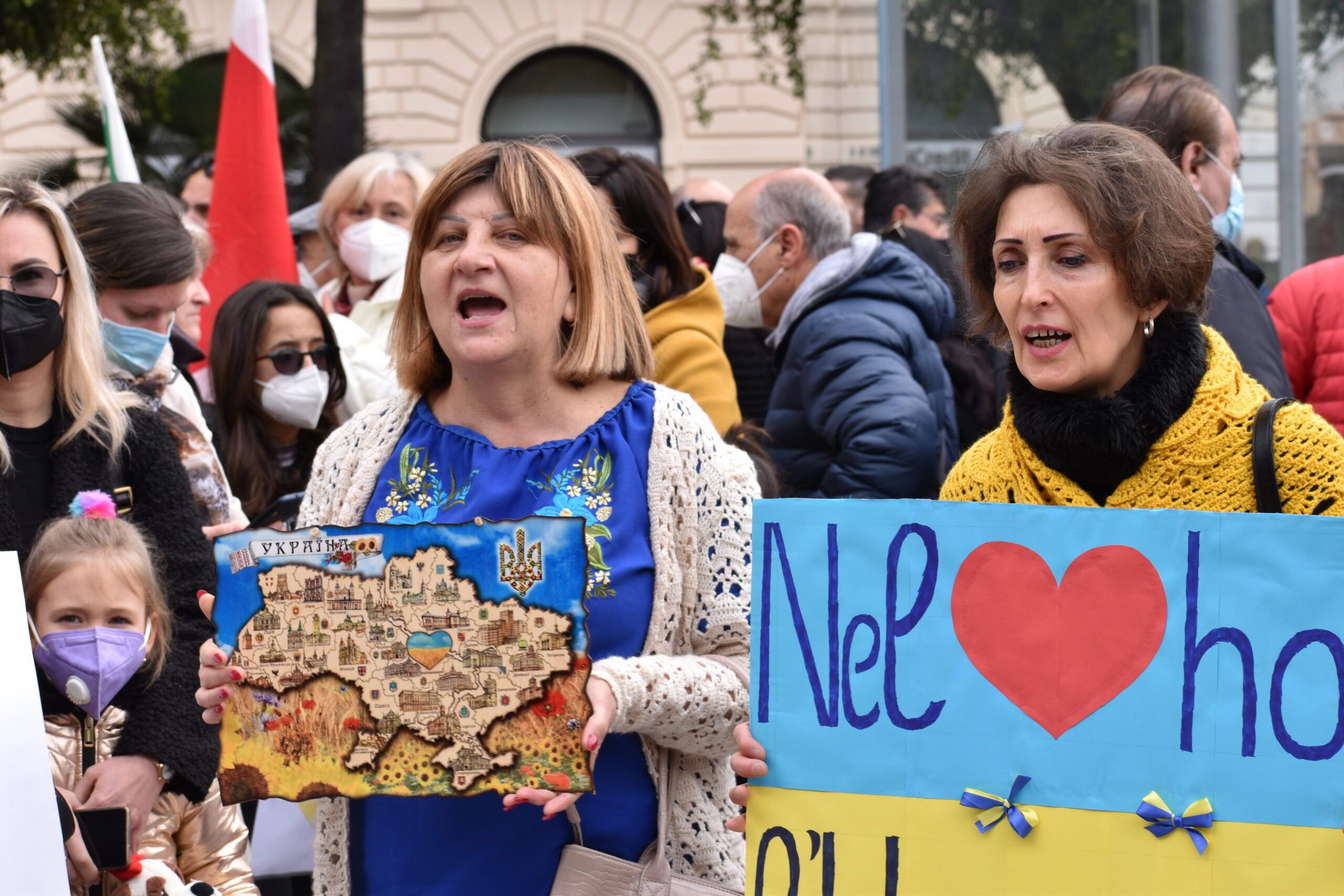 L’angoscia degli ucraini di Calabria. «Non lasciateci soli» – FOTO