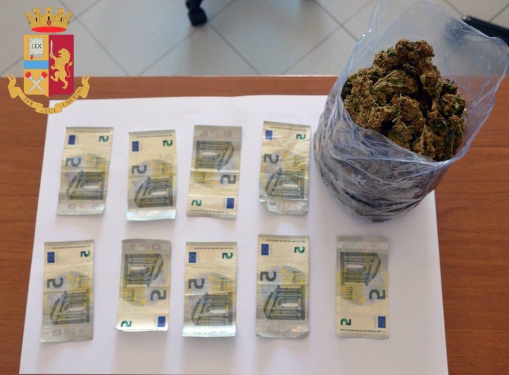 Rosarno, arrestato 19enne nigeriano con 300 g di cannabis nello zaino