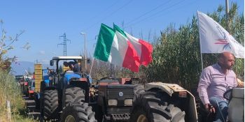 Caro carburante, scatta anche in Calabria la protesta degli agricoltori. Trattori in strada e blocchi agli svincoli | FOTO E VIDEO