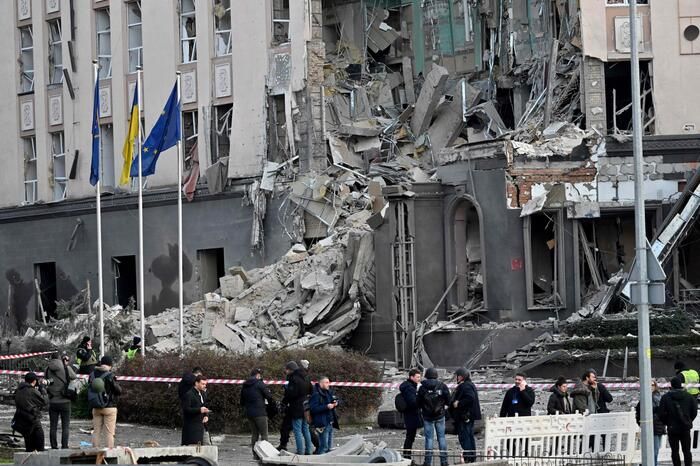 Il Capodanno di Kiev, abbattuti 45 droni kamikaze russi