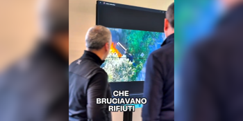 Scaricano e bruciano illegalmente rifiuti: scoperti dai droni e segnalati a carabinieri – VIDEO