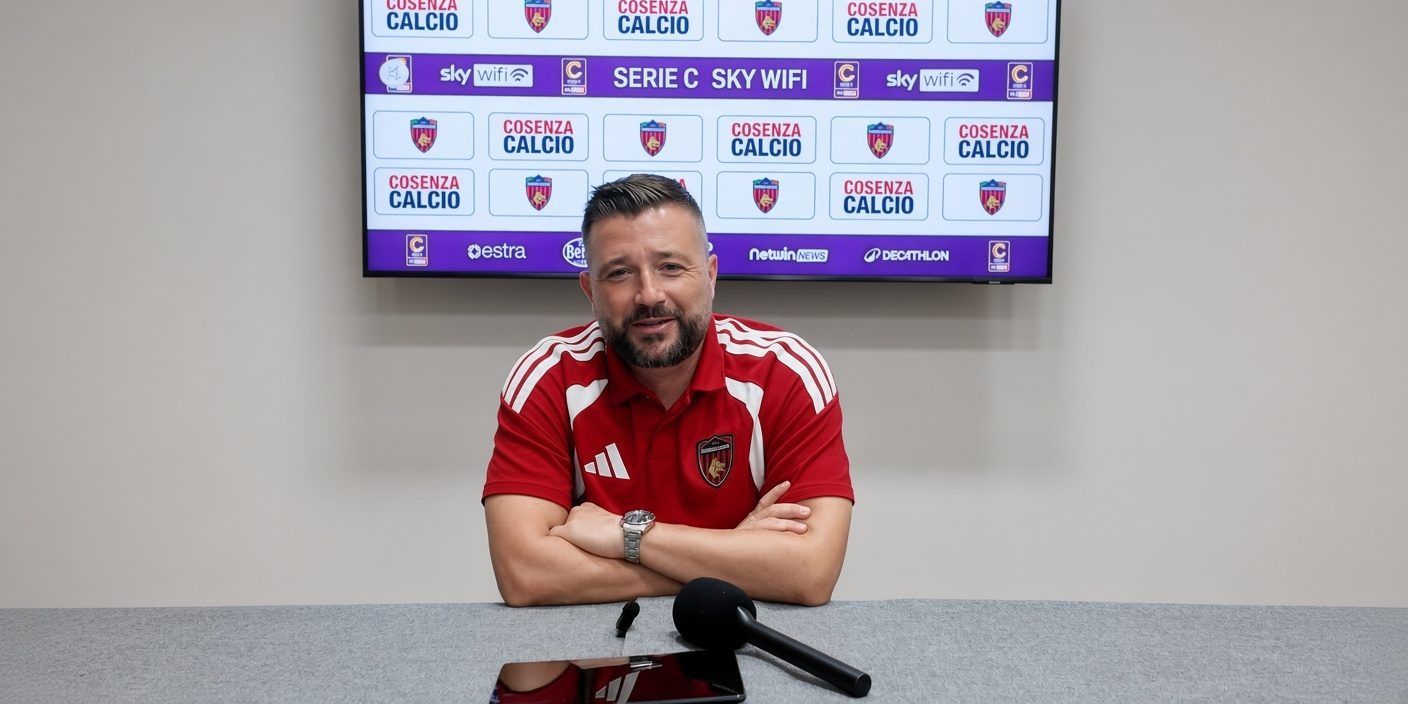 Cosenza Calcio, l’entusiasmo di mister Coppitelli: «Abbiamo già identità, qualità e potenzialità»