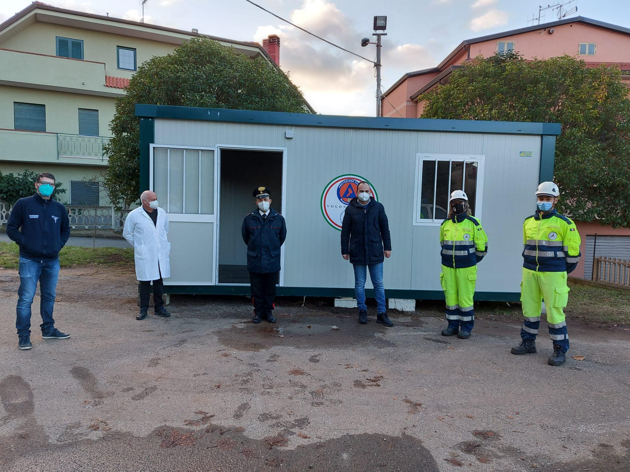 San Pietro a Maida, dalla cittadinanza un container all’Uccp per effettuare i tamponi
