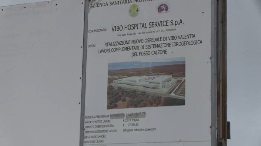 Nuovo ospedale di Vibo Valentia, Lo Schiavo: «Lavori ancora non avviati, si dica la verità»