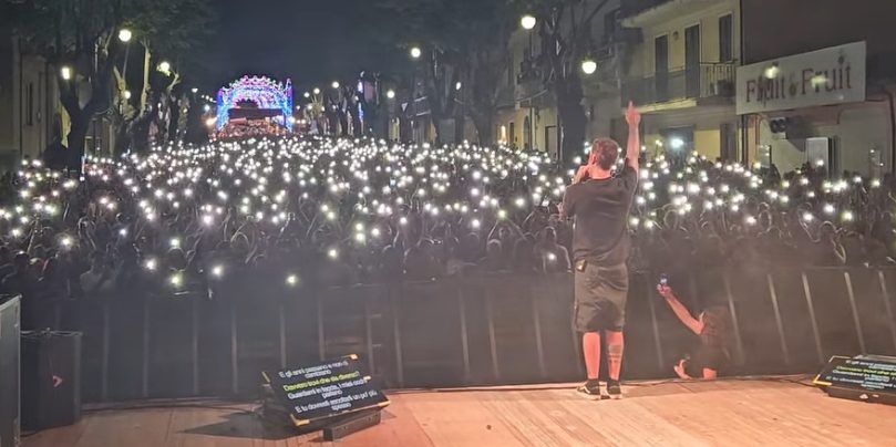 Cittanova, boom di presenze alla Festa Nazionale dello Stocco: Fedez accende la serata