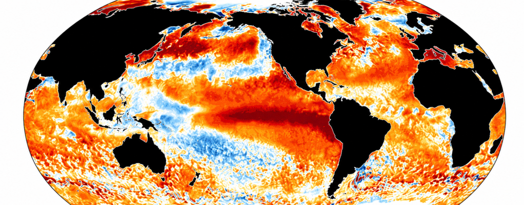 El Niño spinge gli oceani a un caldo mai registrato: 21,1 gradi