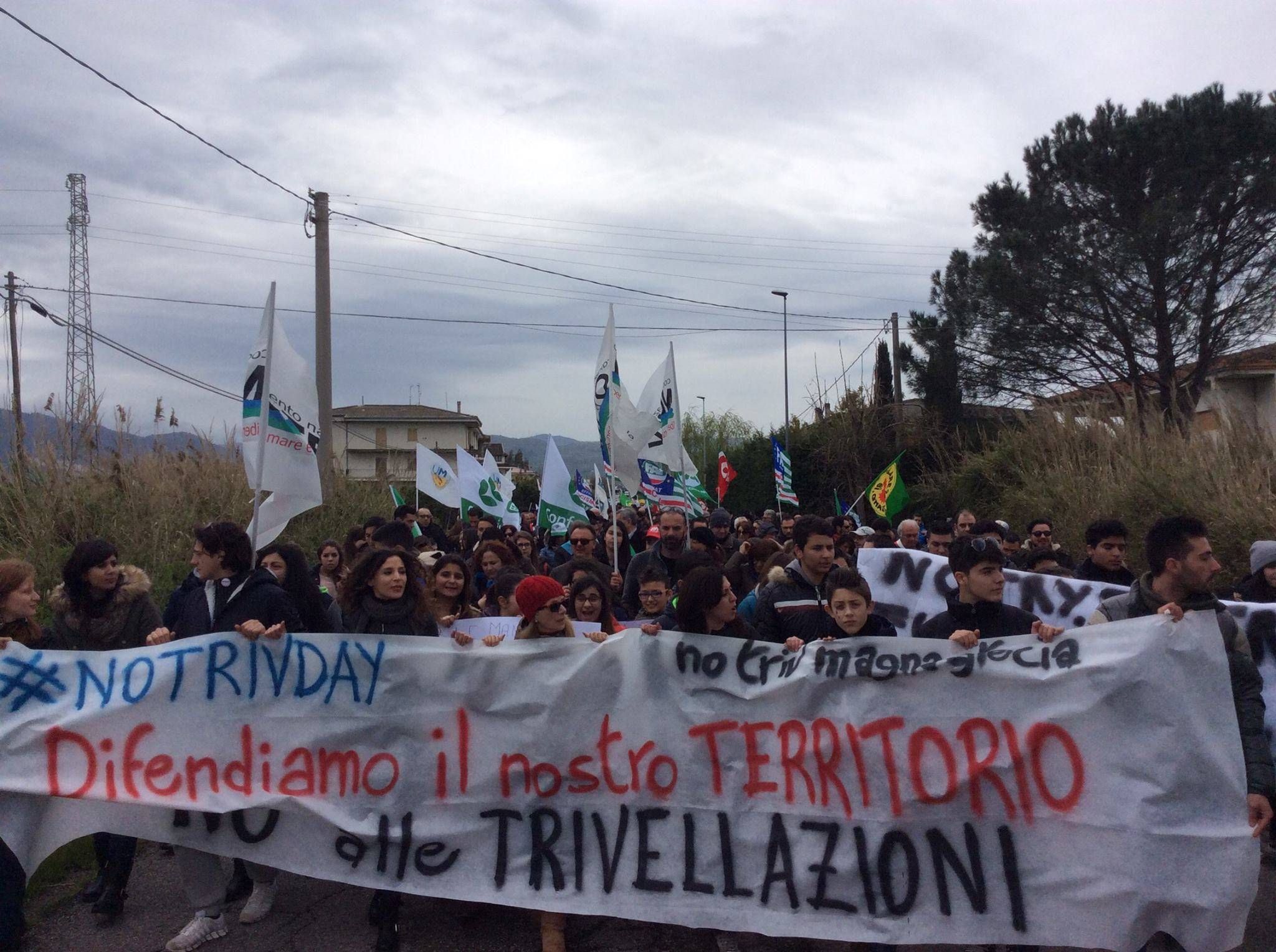 Jonio, i No Triv diffidano i sindaci: esercitate il diritto di precauzione