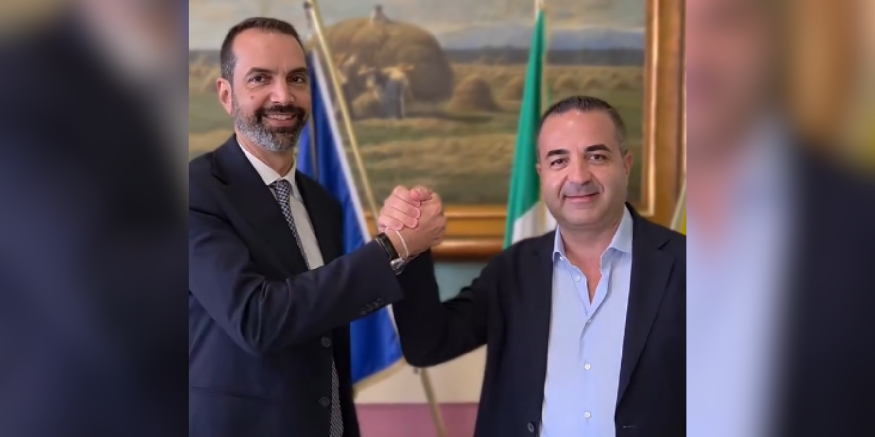 Le città dello Stretto si incontrano. Cannizzaro e Basile: «Da oggi una nuova era per Reggio e Messina» – VIDEO