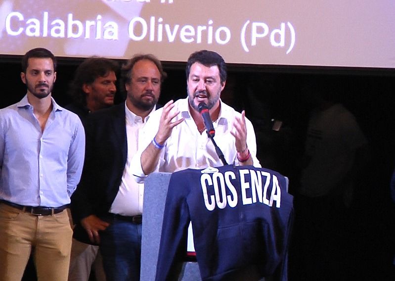 La variegata platea leghista (con Gentile in prima fila)