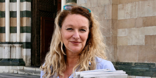 sindaca di Prato Ilaria Bugetti