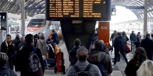 ritardo treni sud