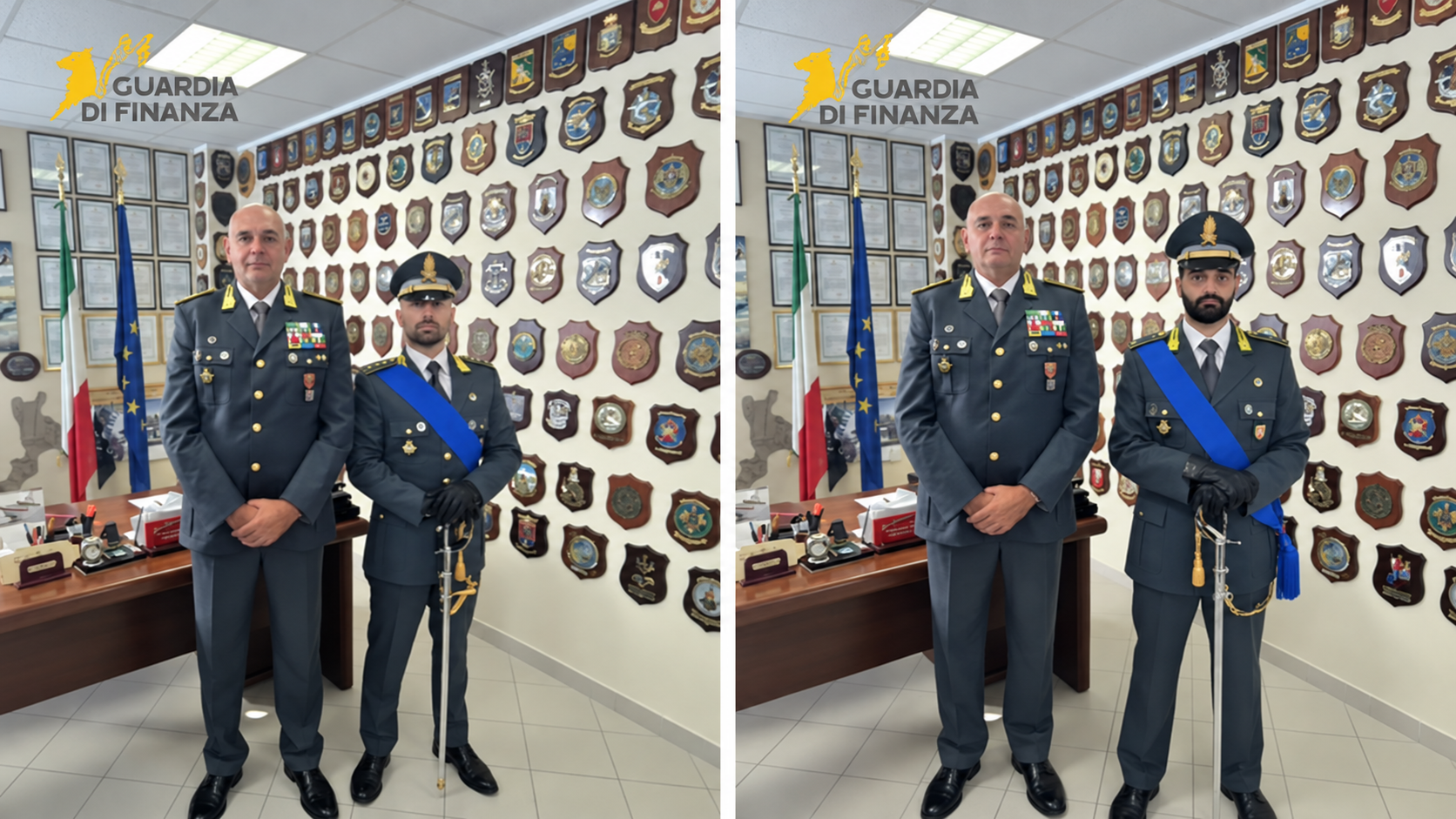 Guardia di Finanza, nuovi comandanti per le sezioni navali di Reggio Calabria e Roccella Jonica