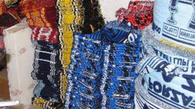 A Cosenza una delle centrali delle sciarpe Champions contraffatte