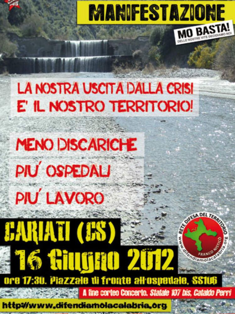 A Cariati per chiedere una Calabria diversa