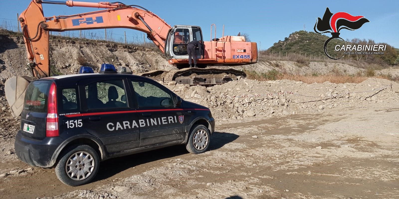 Estrazione abusiva nel fiume Nicà, tre arresti tra Crotonese e Cosentino
