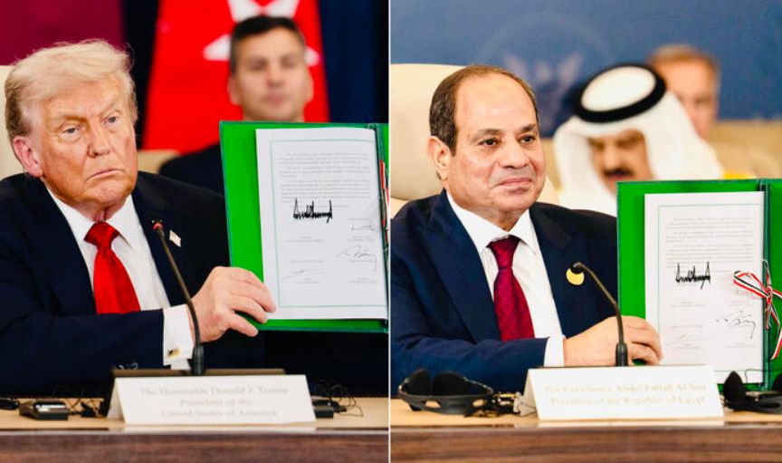 A Sharm el Sheik firmato l’accordo di pace per Gaza