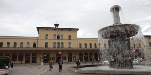 stazione centrale di Augusta in Germania