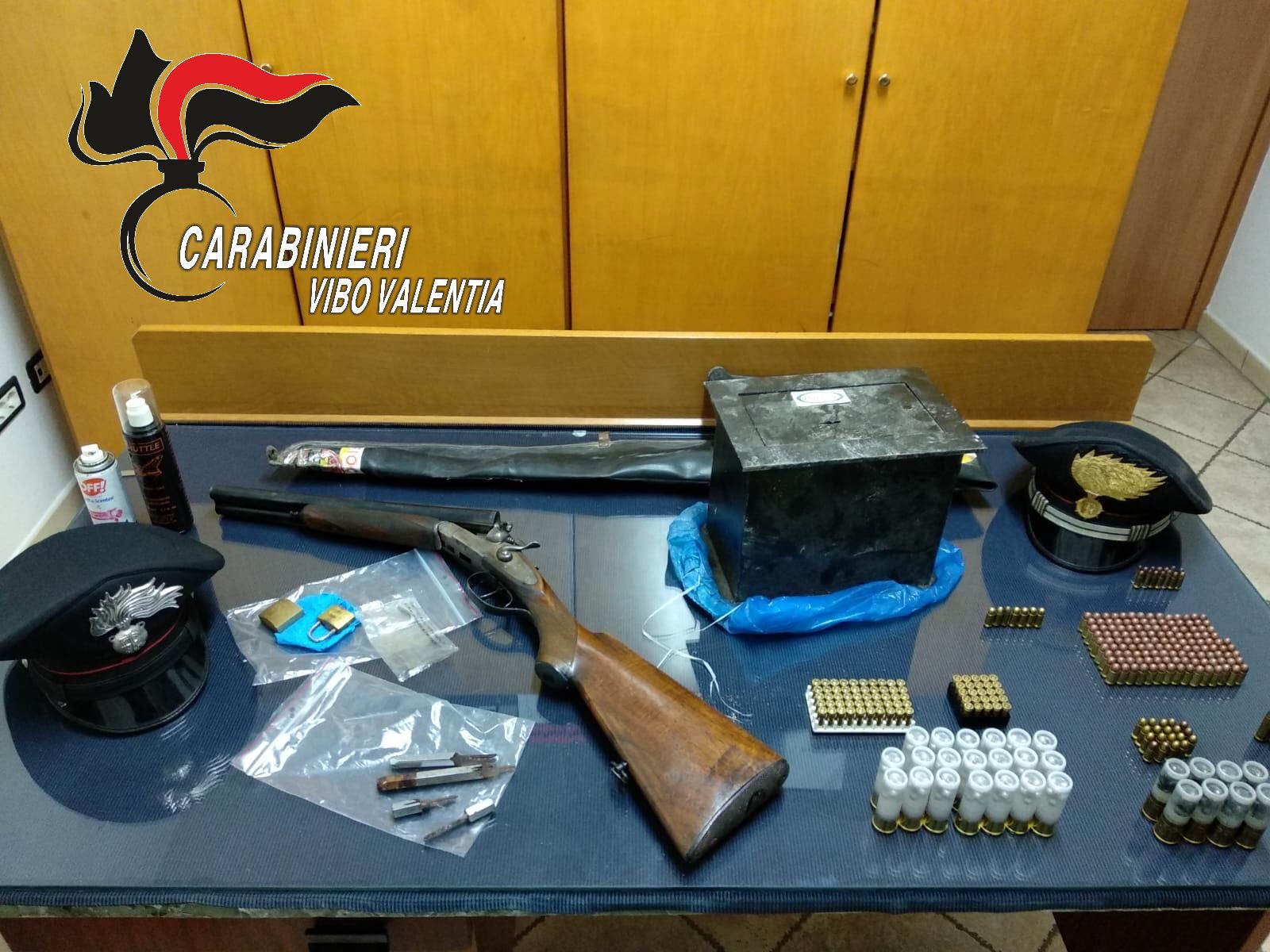 Ricettazione e detenzione di armi nel Vibonese, nei guai marito e moglie