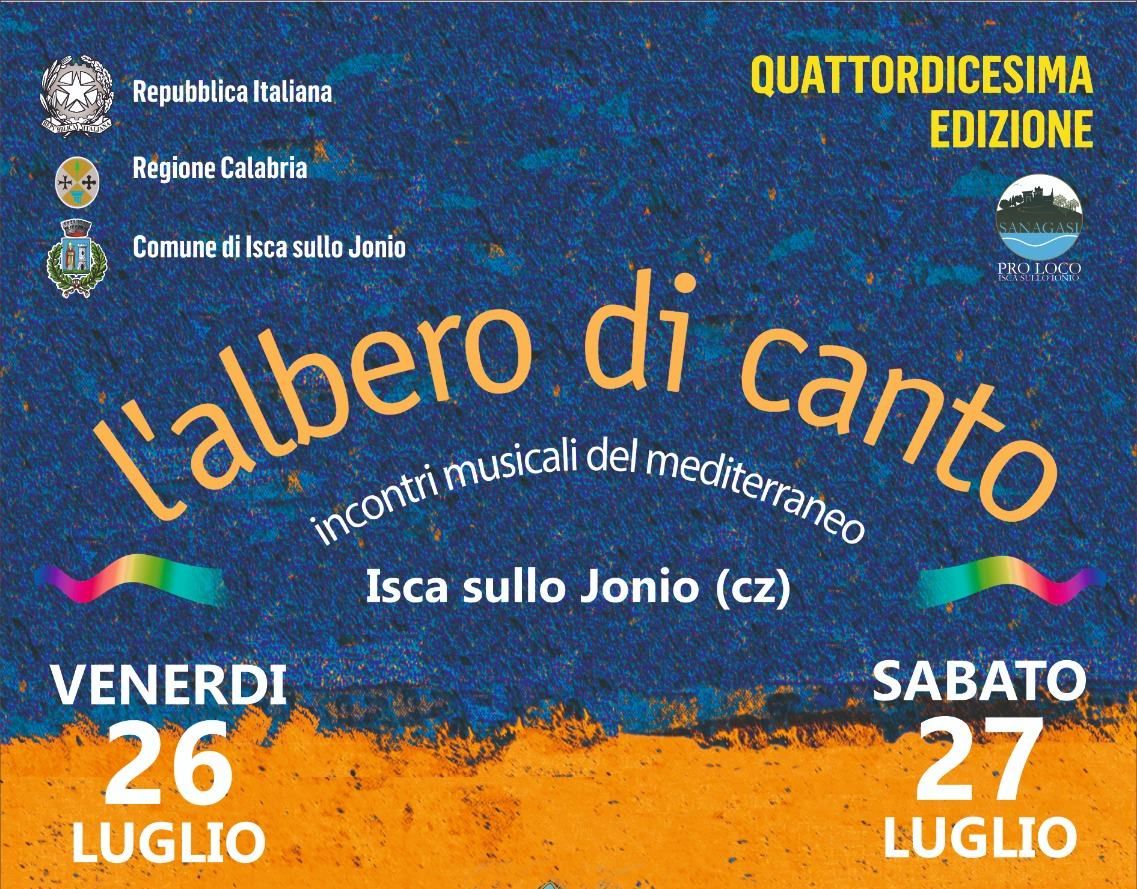 Al via “L’Albero di Canto”, viaggio dentro l'anima della Calabria
