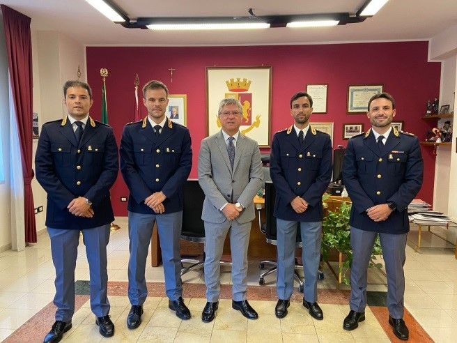 Crotone, si insediano i nuovi funzionari alla Questura