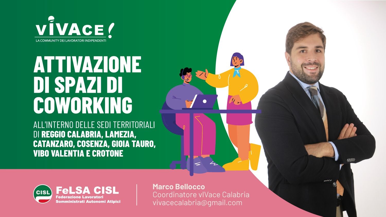 La Cisl apre le porte ai lavoratori autonomi e ai Freelancer