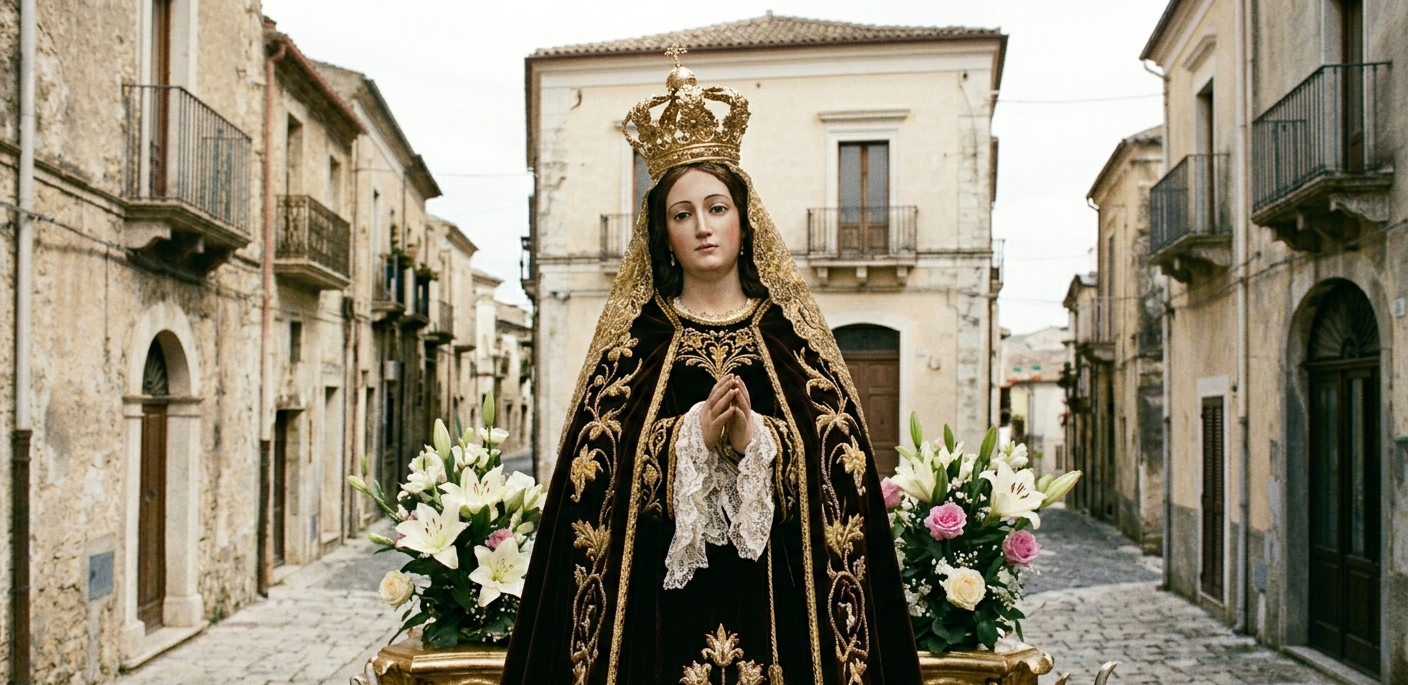 ‘Ndrangheta, l’Affruntata a Soriano nel 2022: la statua della Madonna portata da uomini «appartenenti al clan»