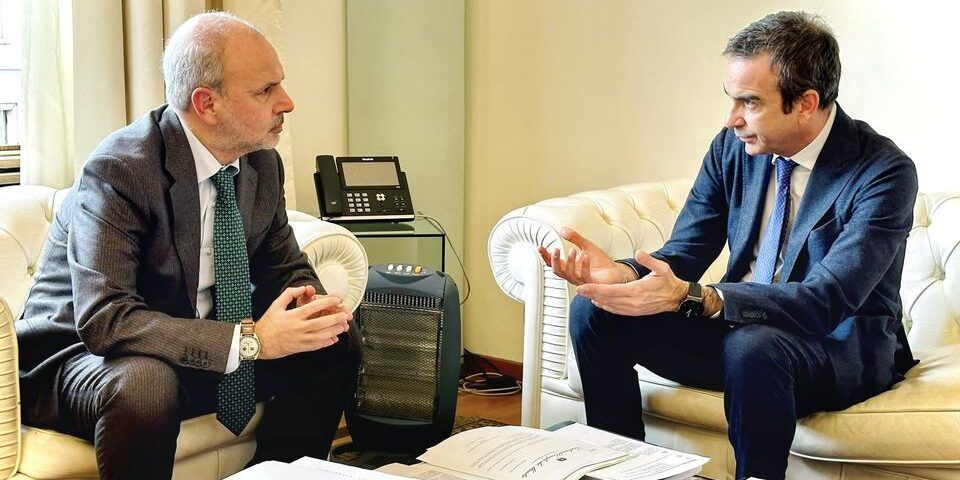 Occhiuto incontra il ministro Schillaci: «Per vincere la nostra sfida abbiamo bisogno del governo nazionale»