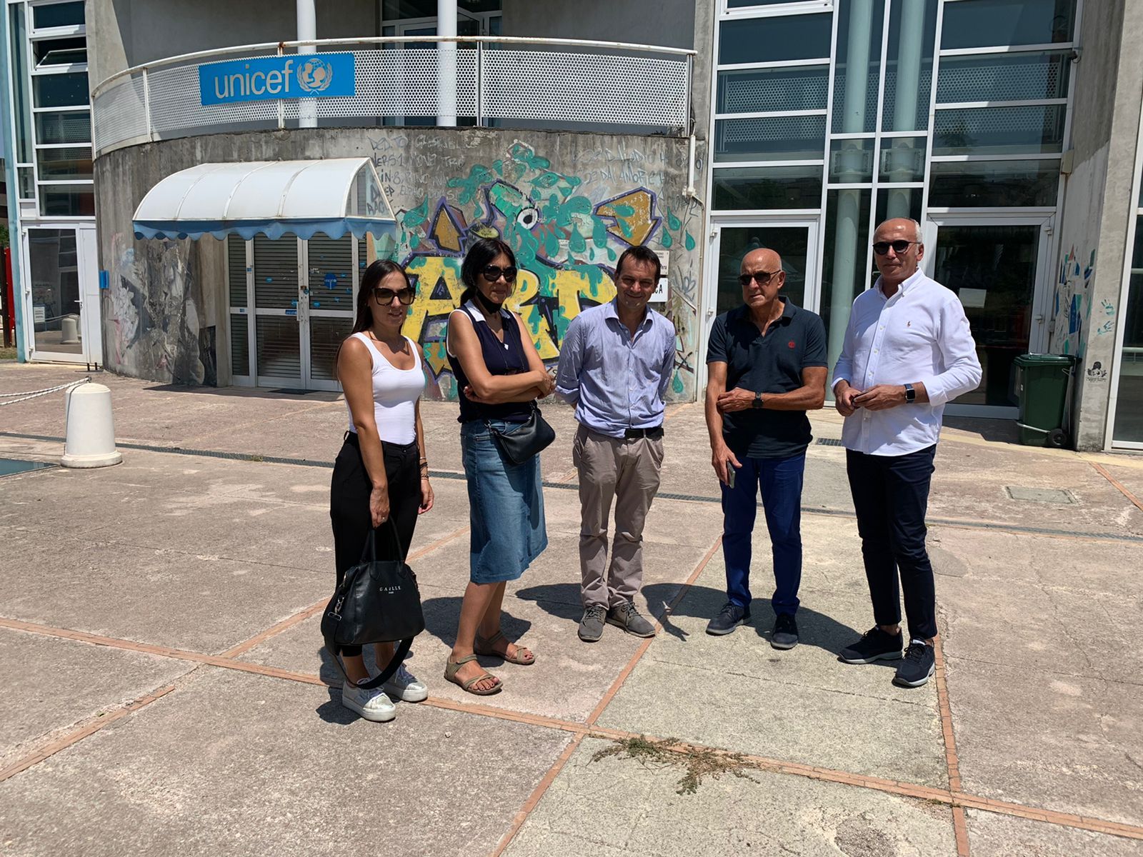 Cosenza, Franz Caruso in visita alla Città dei Ragazzi: «Valutiamo le soluzioni future»