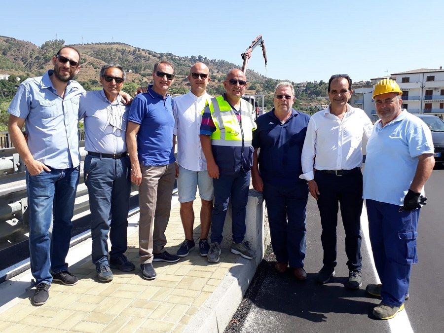 Montauro, aperto al traffico il ponte sul torrente Franco